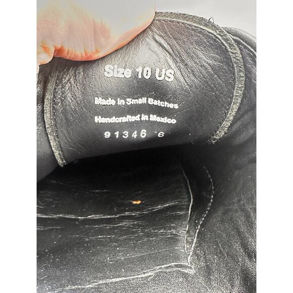 Thursday Boot Co The Executive Men Sz 10 Black Leather Cap Toe Oxford Dress Shoe - Picture 5 of 16